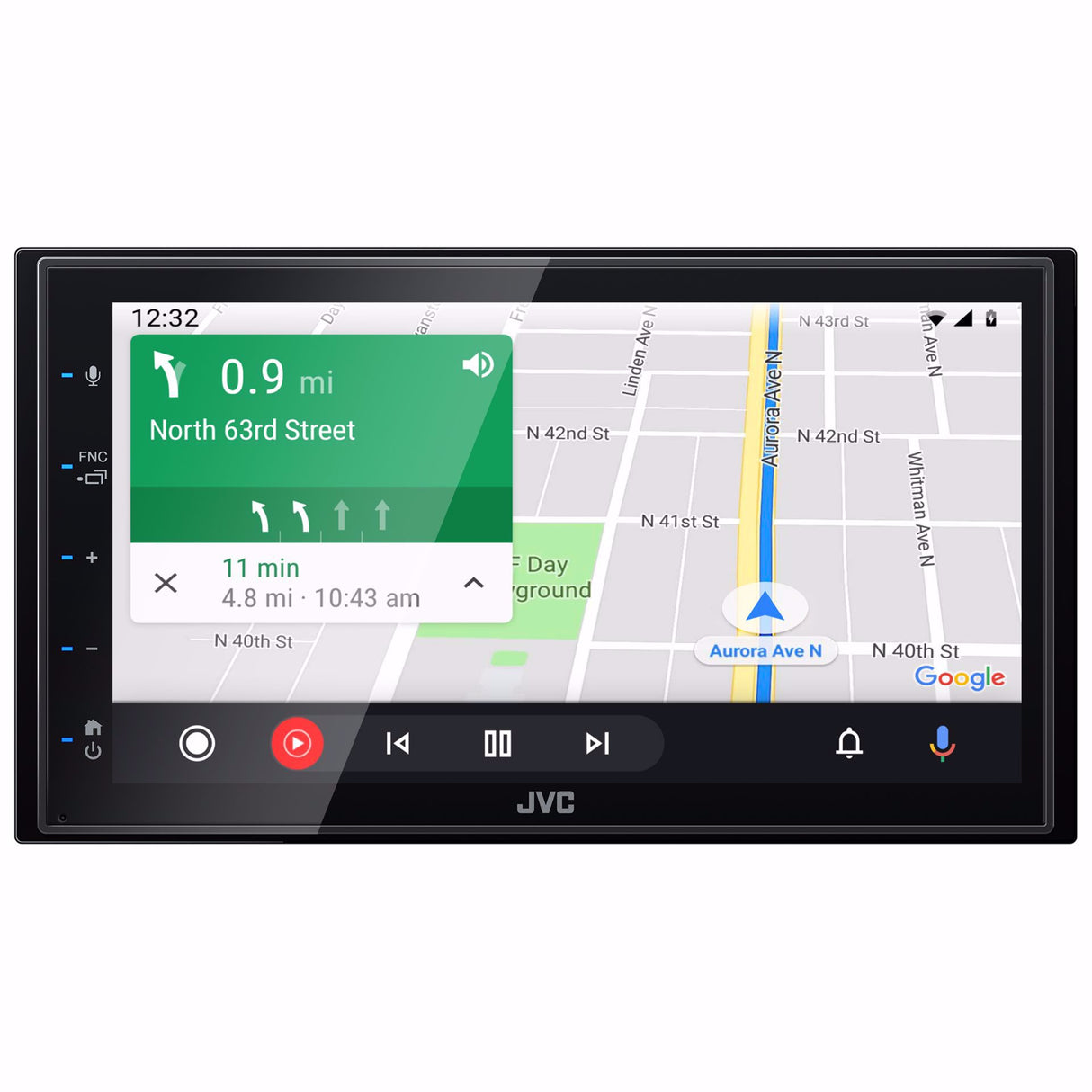 JVC KW-M560BT Bluetooth System with 6.8" Screen