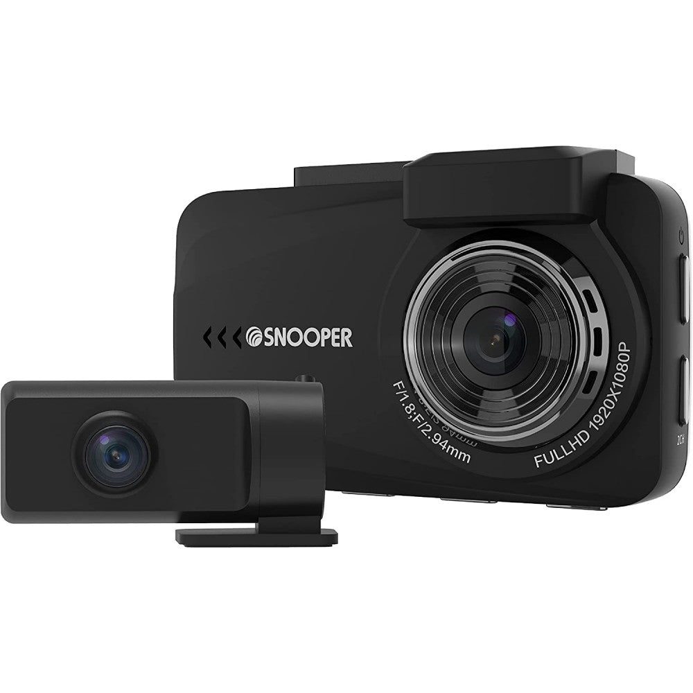 Snooper MY-CAM-RFC2 HD Dash Cam with Reversing, 3" LCD Screen, Loop Recording, GPS, Parking Mode and WiFi