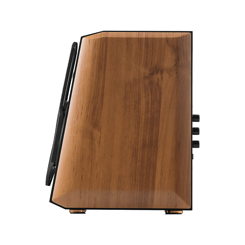Edifier S1000MKII Hi-Res Audio Active Bluetooth Bookshelf Speaker Set (Brown)