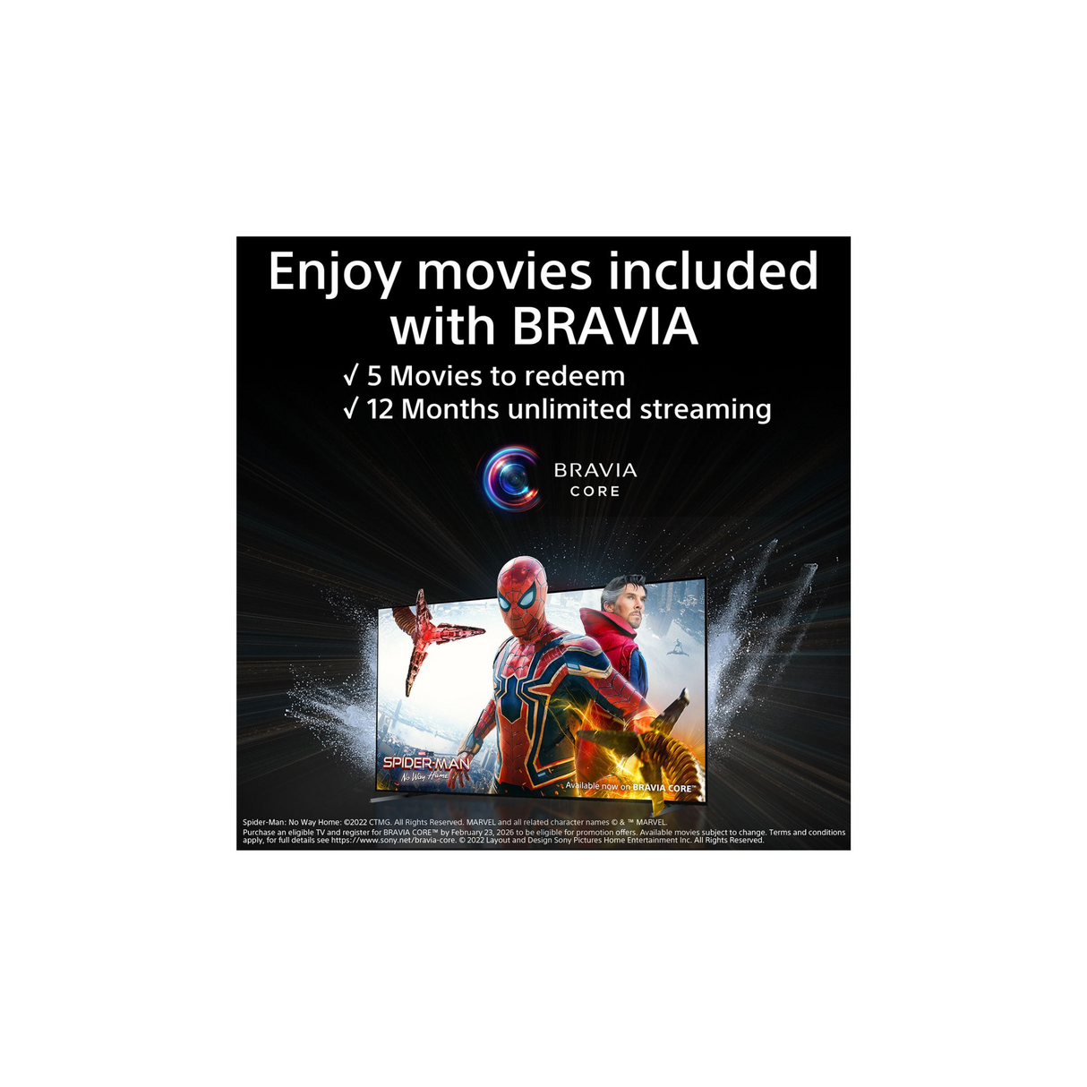 SONY BRAVIA KD-50X75WL 50" Smart 4K Ultra HD HDR LED TV with Google TV & Assistant
