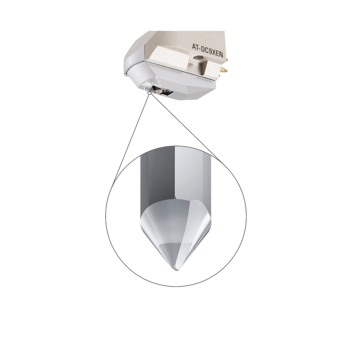 Audio Technica AT-OC9XEN Dual Moving Coil Stereo Cartridge - Elliptical Nude