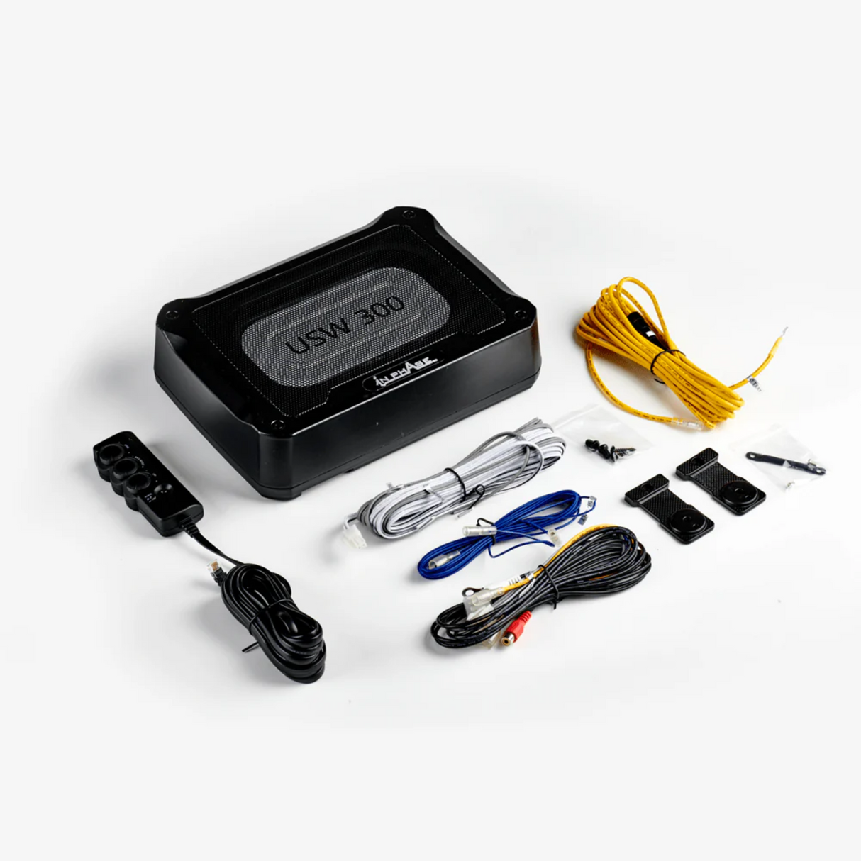 In Phase USW300 300W Ultra Slim Underseat Car Subwoofer