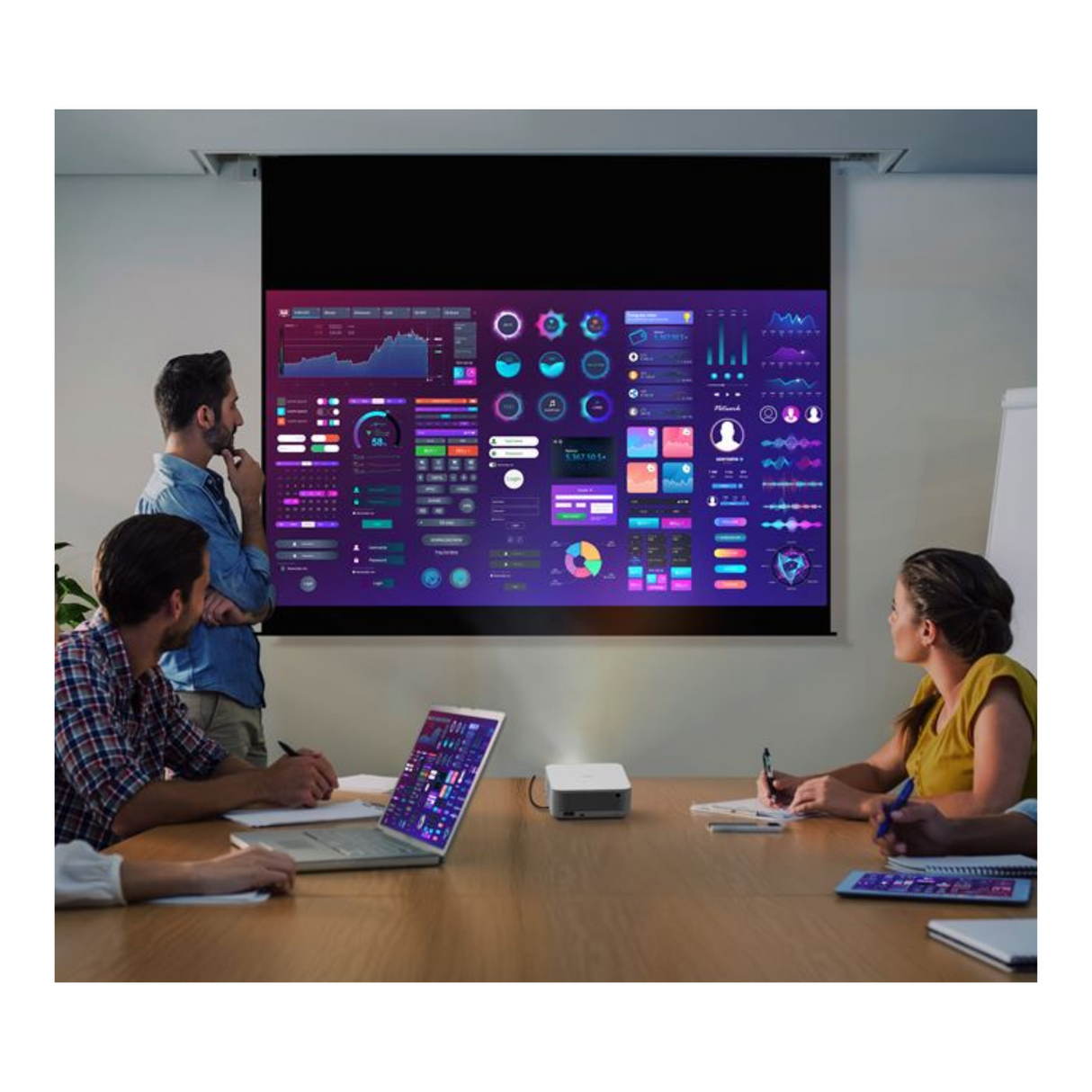 Optoma ML1080 Portable RGB Triple Laser Projector