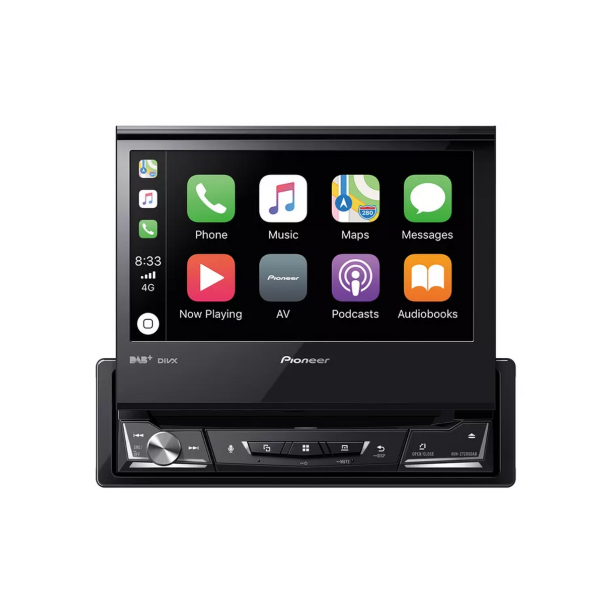 Pioneer AVH-Z7200DAB Single Din 7" Multimedia Player with Apple CarPlay, Android Auto, DAB/DAB+