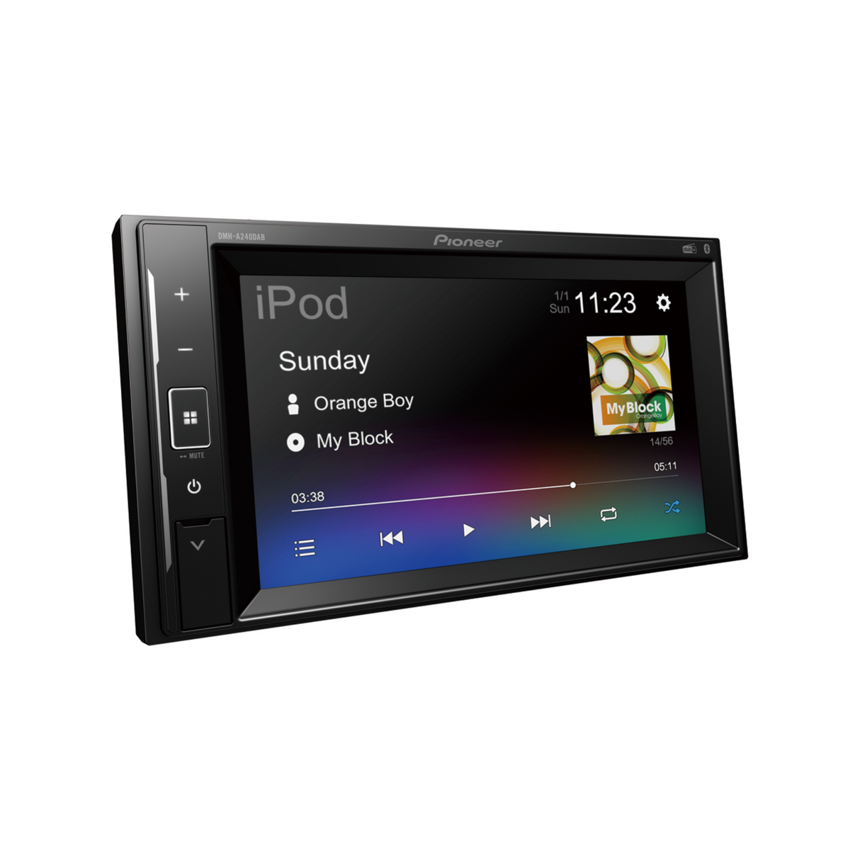 Pioneer DMH-A240DAB 6.2" Touchscreen Double Din Stereo with DAB