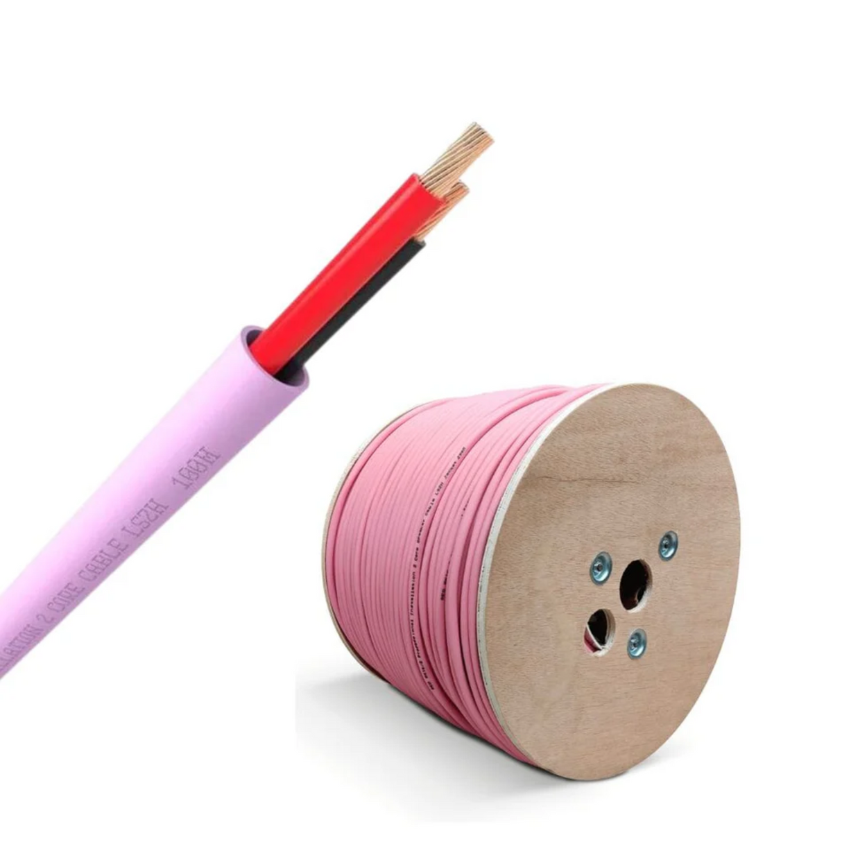 QED QX16/2 300M PINK LSZH RL - QE4015