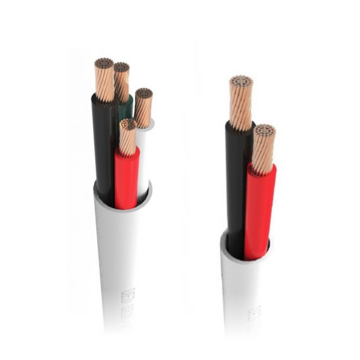 QED QX16/2 300M WHITE PVG PLAME-RET - QE4135