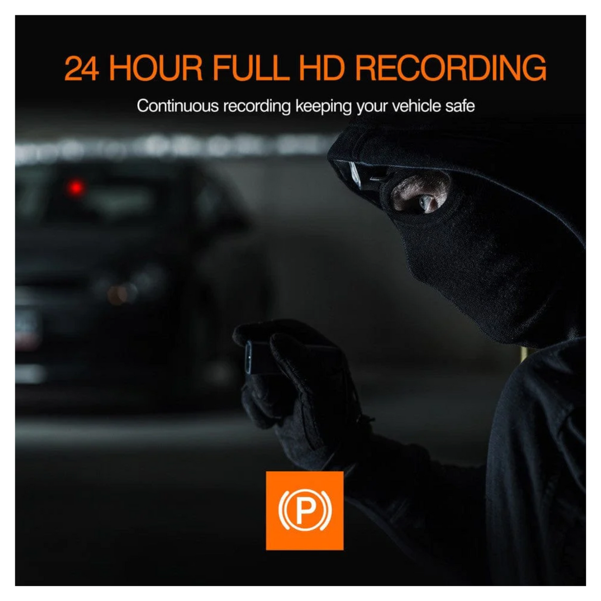 Road Angel Halo Drive Dash Cam | 2K 1440P HD, 140° Wide Angle, Parking Mode Protection