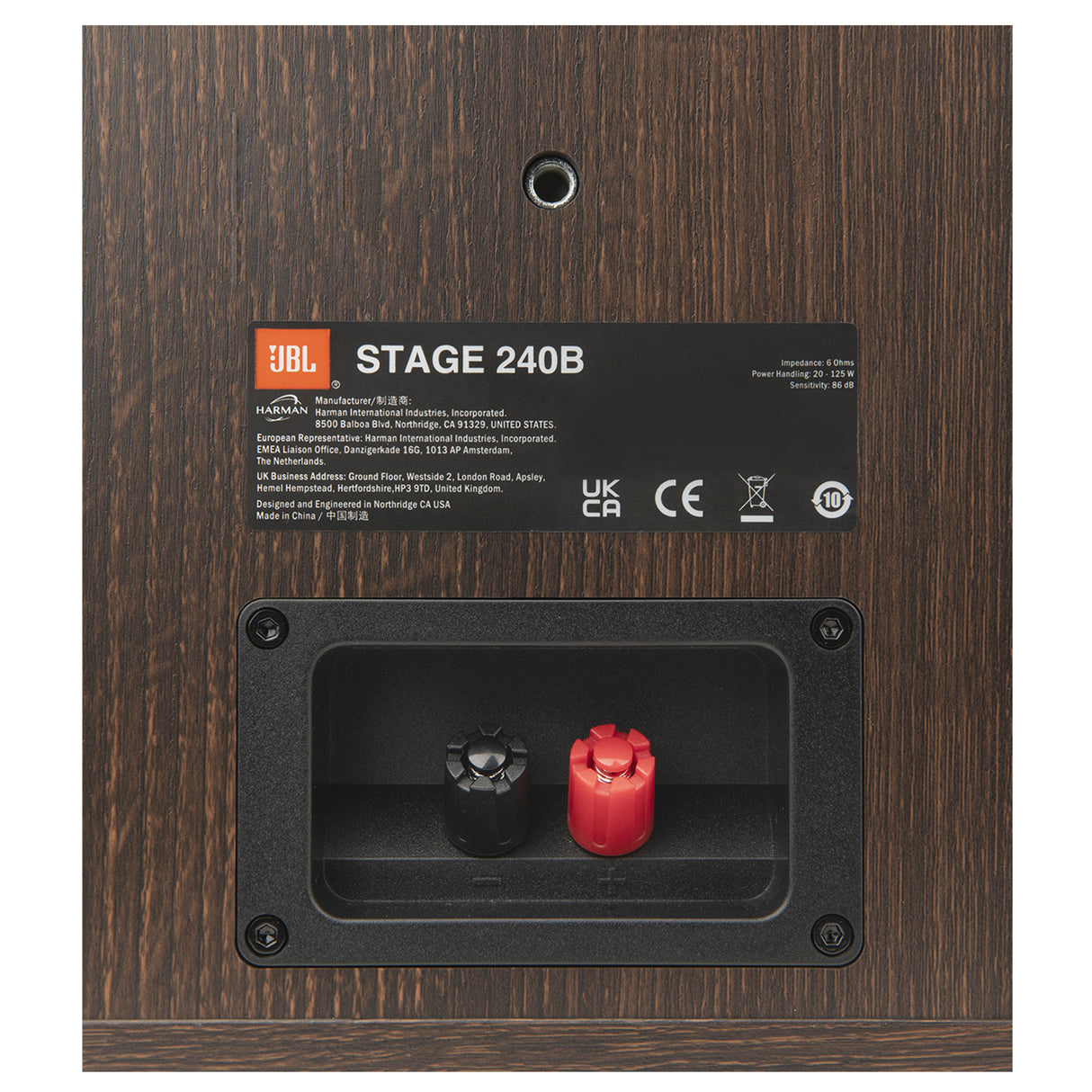 JBL Stage 240B Stage 240B 2-Way 4.5-inch (114mm) Bookshelf Loudspeaker - Pair