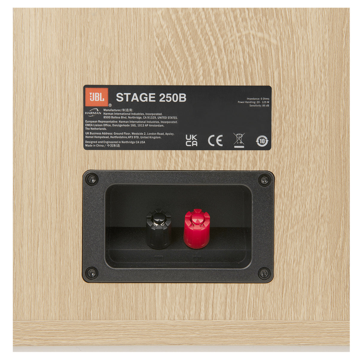 JBL Stage 250B Stage 250B 2-Way 5.25-inch (130mm) Bookshelf Loudspeaker - Pair