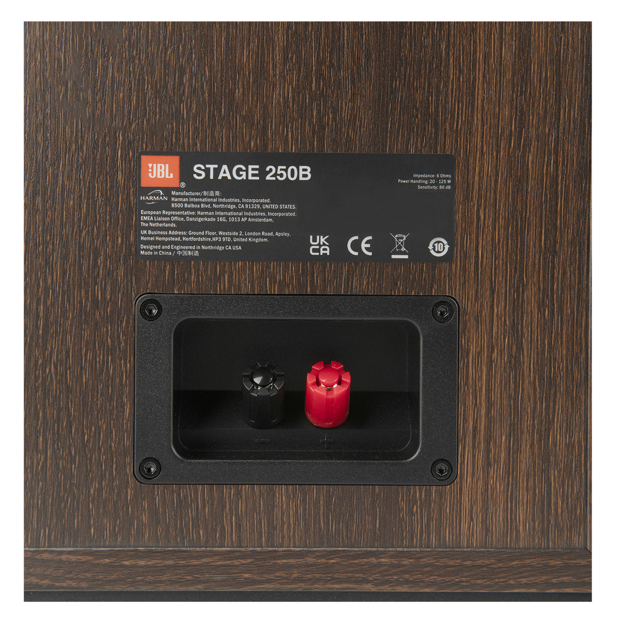 JBL Stage 250B Stage 250B 2-Way 5.25-inch (130mm) Bookshelf Loudspeaker - Pair