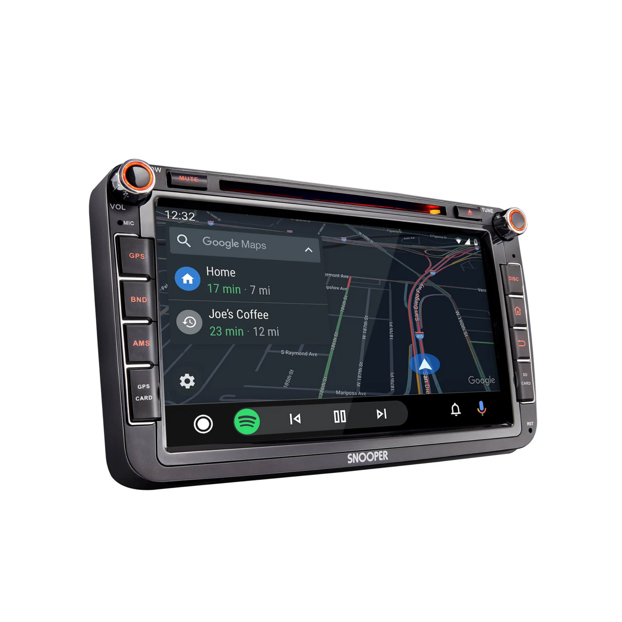 Snooper SMH-580VW 8" Screen Multimedia Player with Advanced Smartphone Control