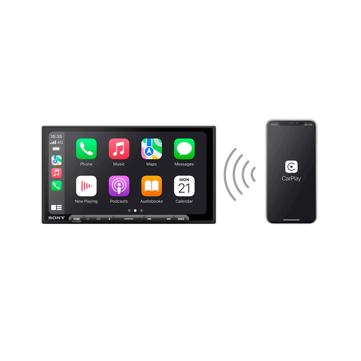 Sony XAV-AX6050 6.95‘’Touchscreen  Wireless Apple Car Play Android Auto DAB Stereo