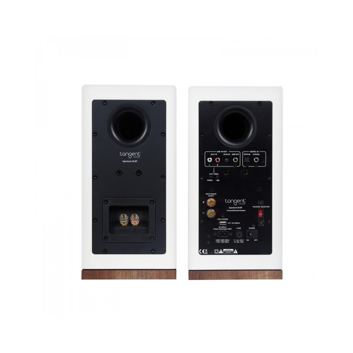 Tangent Spectrum X5 Bluetooth Active Wireless Bookshelf Speakers