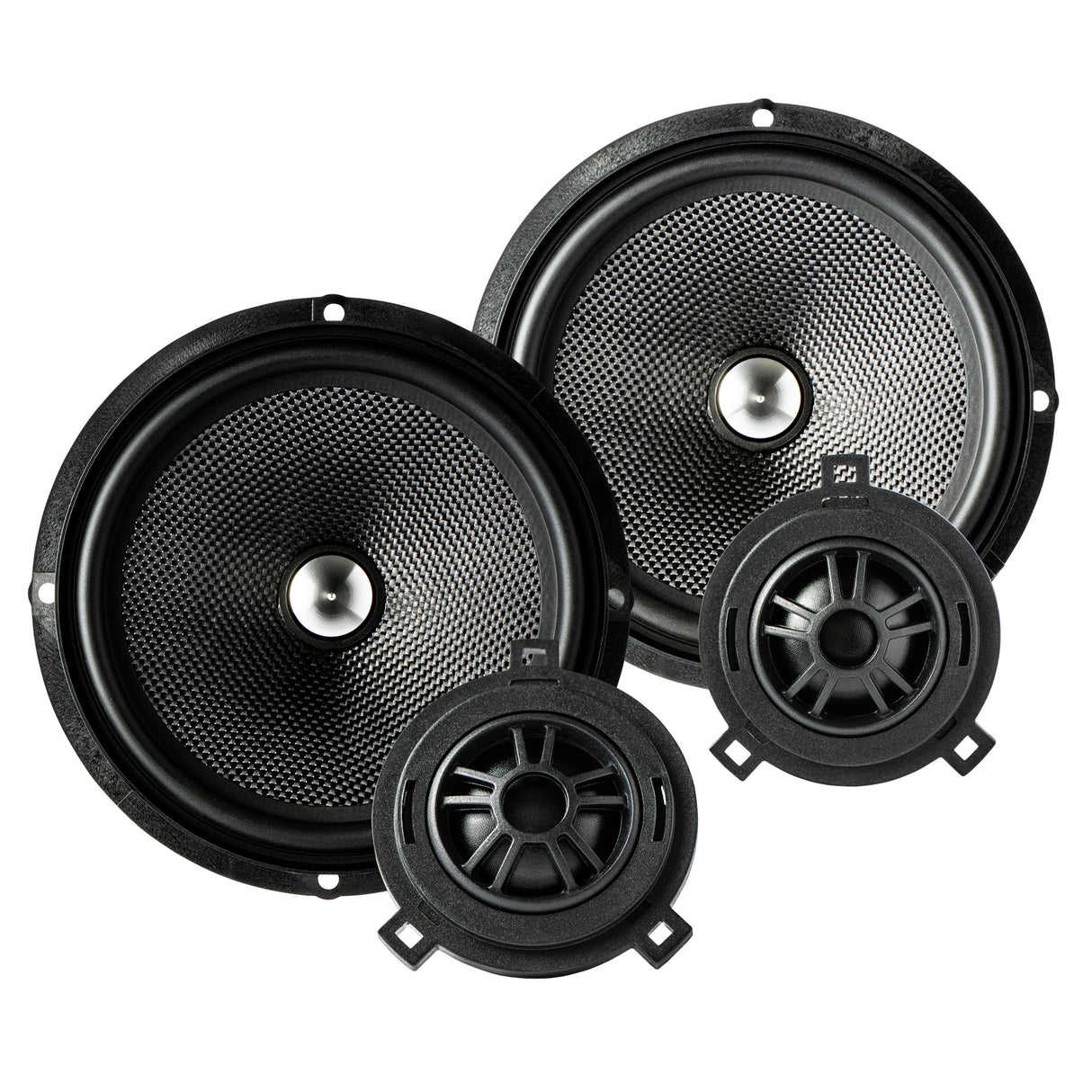 In Phase XTC-180VW 250W 2-Way Component Door Speakers with Tweeters for Volkswagen