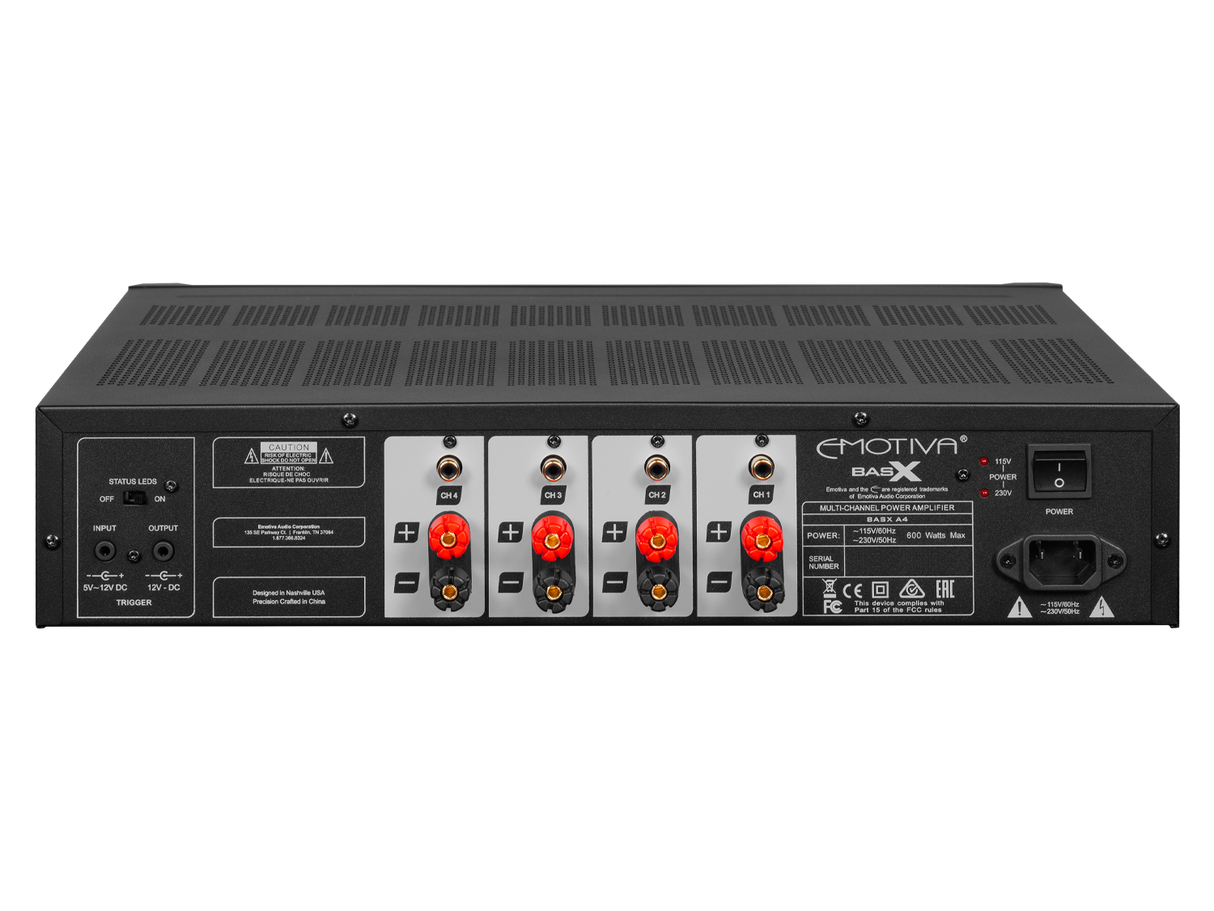 Emotiva BasX A4 Four-Channel Power Amplifier
