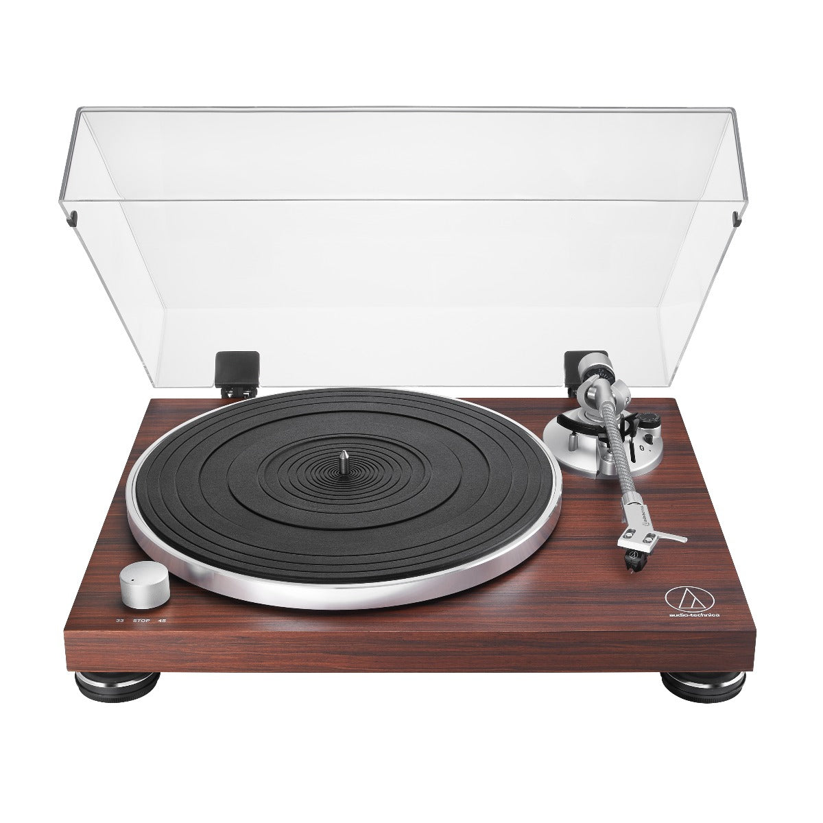 Audio Technica AT-LPW50BTRW Bluetooth Manual Belt-Drive Turntable