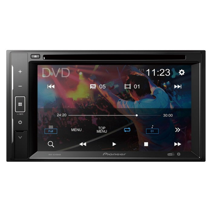 Pioneer AVH-A240DAB Double Din Stereo with 6.2" Touchscreen, BT with DAB and USB