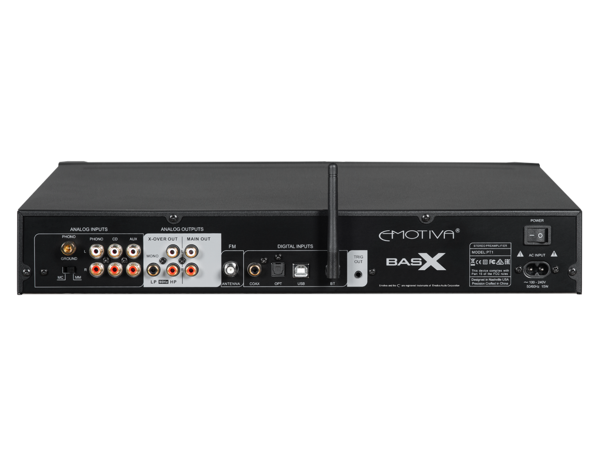 Emotiva BasX PT1 Stereo Preamplifier/DAC/Tuner