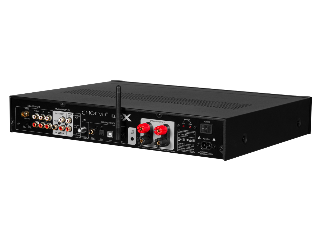 Emotiva BasX TA1 Stereo Preamplifier/DAC/Tuner With Integrated Amplifier
