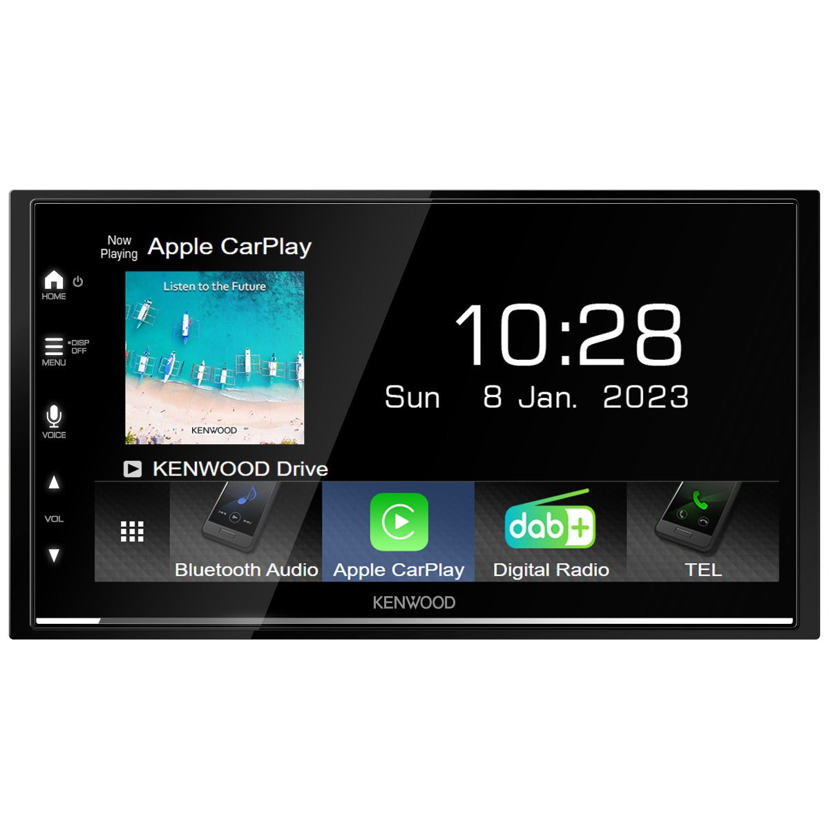 Kenwood DMX-7722DABS 6.8" Touchscreen DAB Radio with Bluetooth, WiFi, Apple CarPlay and Android Auto