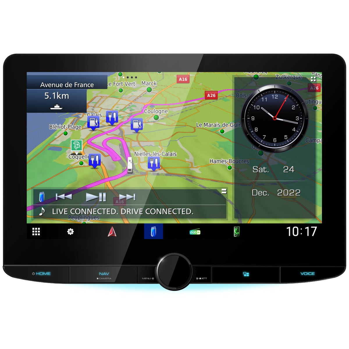 Kenwood DNR992RVS Mechless Navigation Media Station