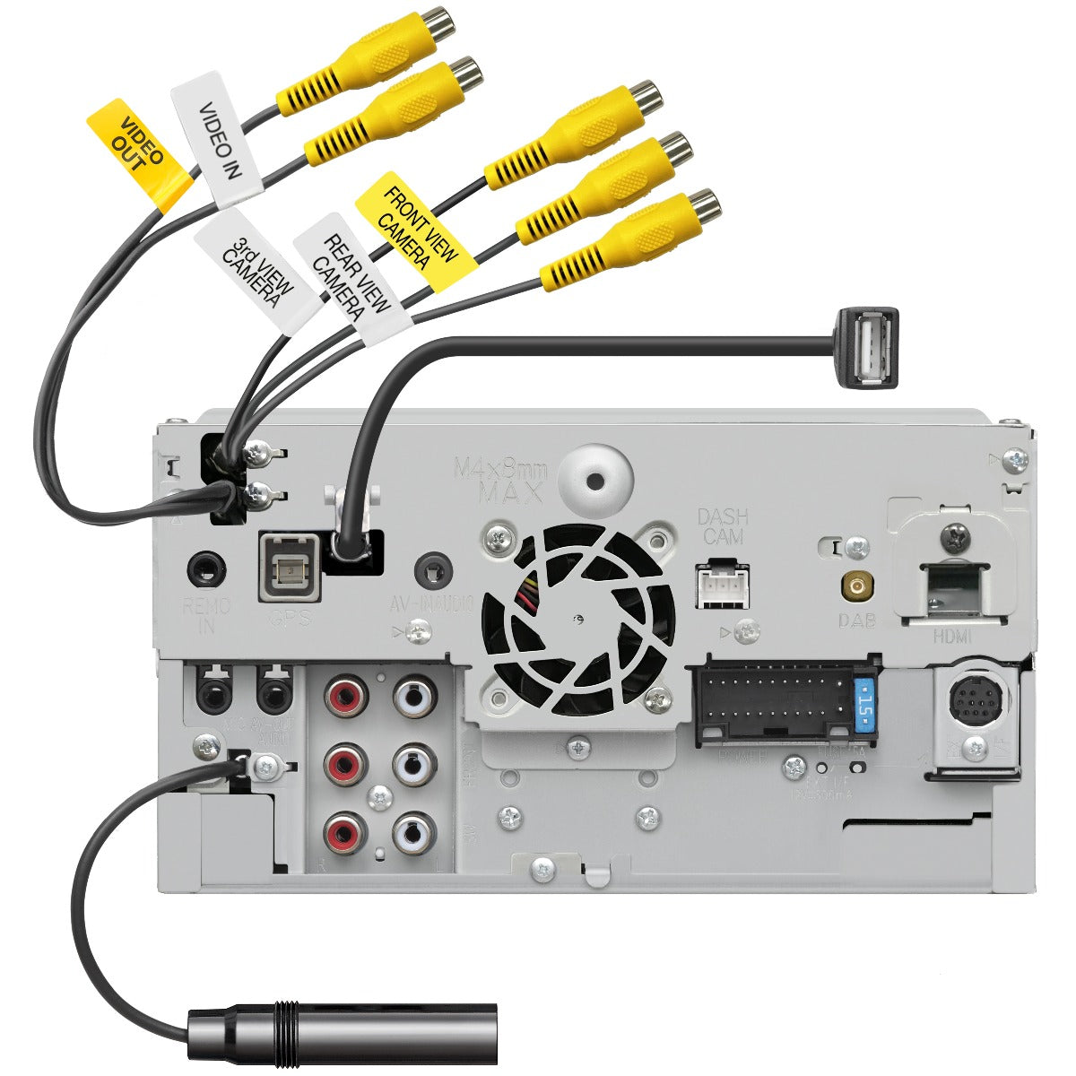 Kenwood DNR992RVS Mechless Navigation Media Station