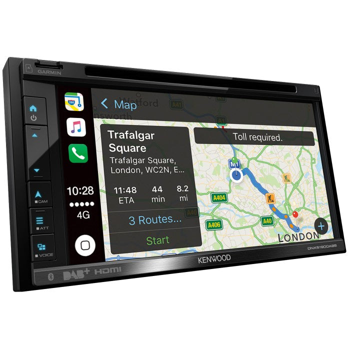 KENWOOD DNX-5190DABS 6.8" Screen Car Stereo with Android Auto, Apple Carplay, Bluetooth and DAB+