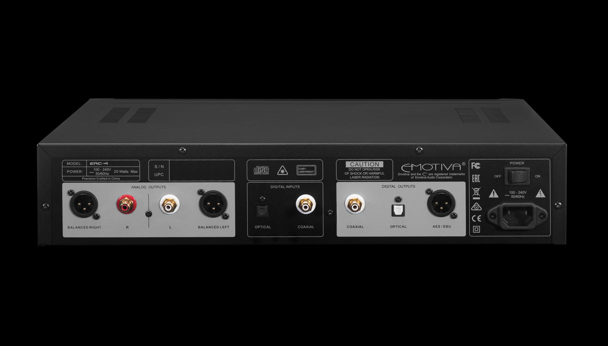 Emotiva ERC-4 Differential Reference CD Player And Transport