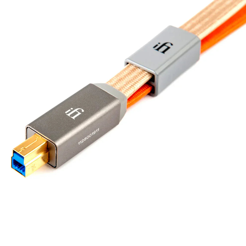 iFi Audio Gemini3.0 - Dual Headed Audiophile USB Cable with Separate Data and Power Signal Paths - 0.7m