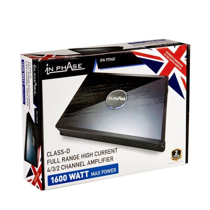 In Phase IPA9701D 1 Ohm Stable 2400 Watts Monoblock With Subsonic Filter