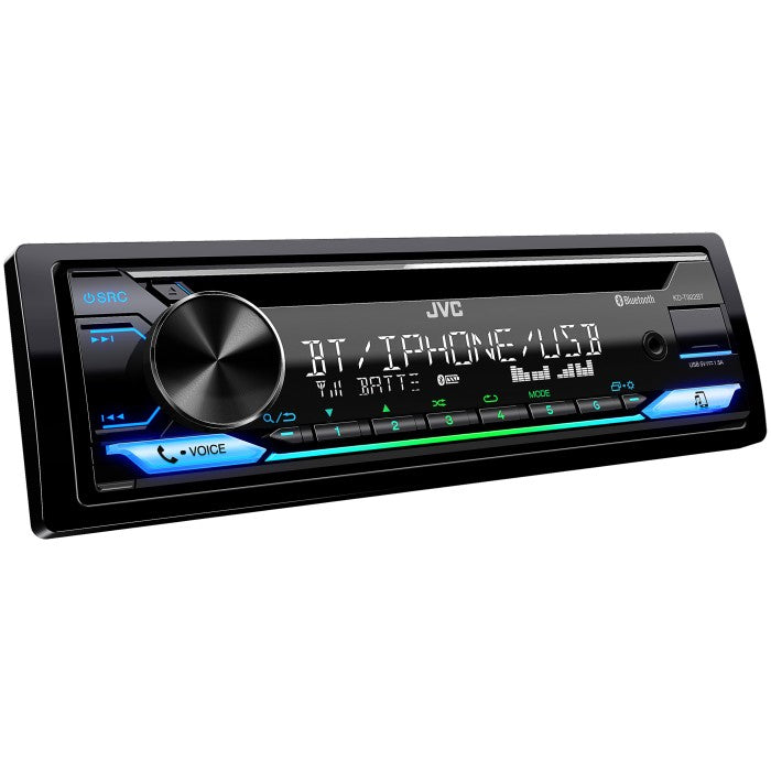 JVC KD-T922BT CD Receiver with Bluetooth, Spotify, USB, Aux & Variable Colour Illumination