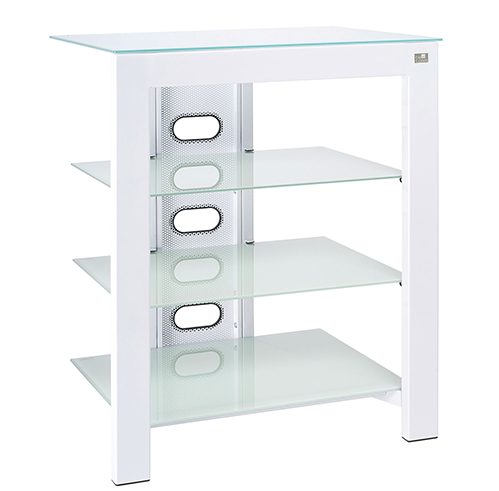 De Conti ARCAXL 4 Shelf Hifi Rack Frame/Black Glass