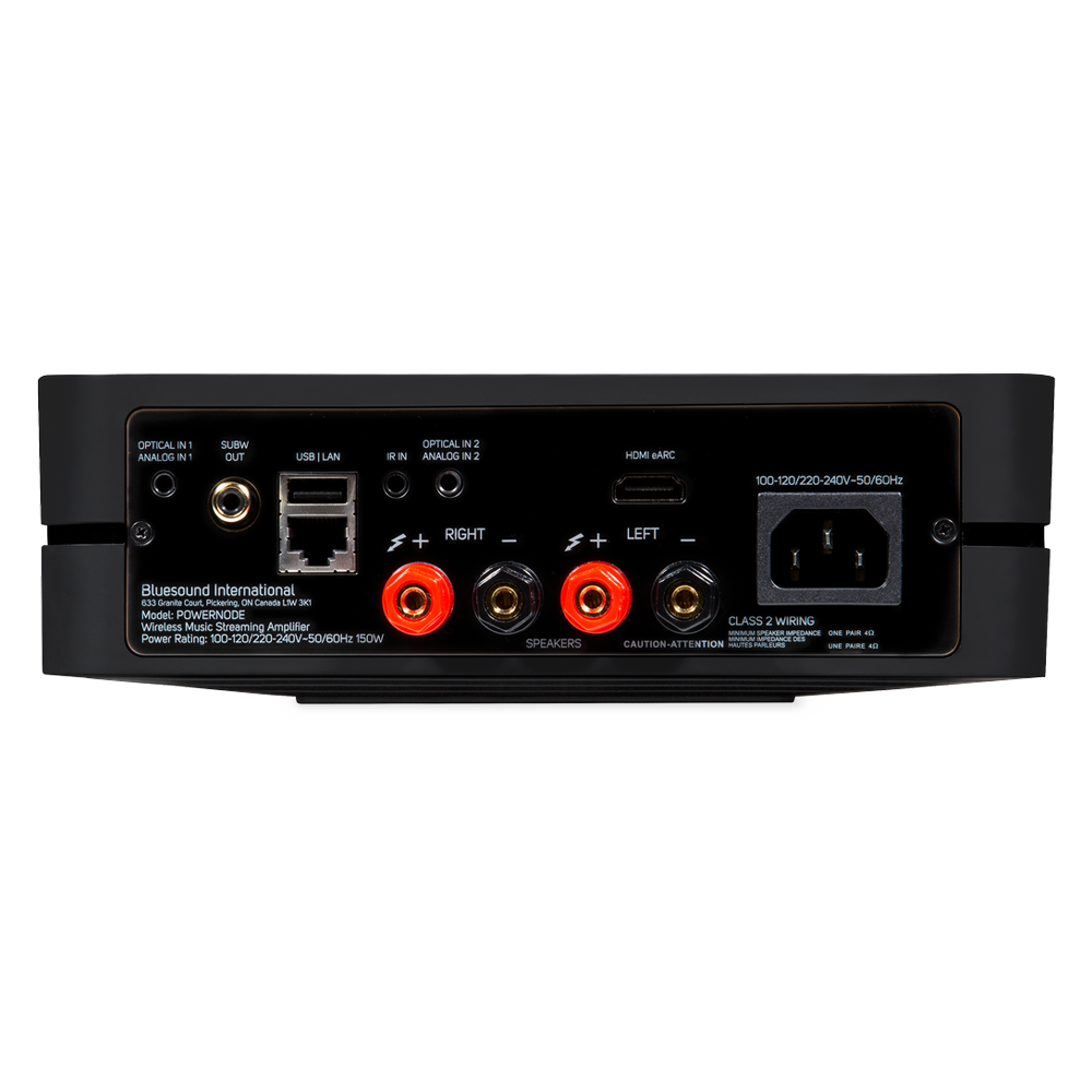 Bluesound POWERNODE Wireless Multi-Room Music Streaming Amplifier