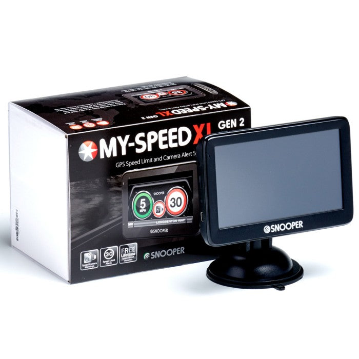 Snooper S5100-MYS XL G2 Speed limits and Speed Camera Alerts