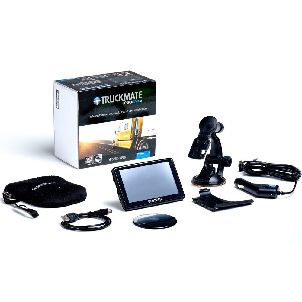 Snooper Truckmate SC5900 DVR G2 5" Touchscreen Sat-Nav with Built in Dashcam