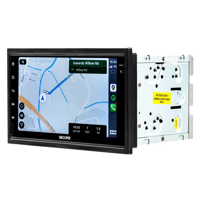 Snooper SMH-520DAB 7" Mechless Multimedia Receiver with Advanced Smartphone Control