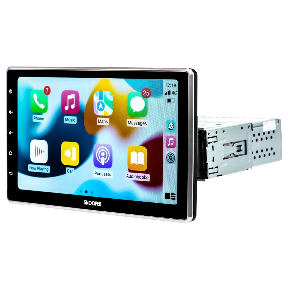 Snooper SMH-550DAB 10.1" Floating Screen Multimedia Stereo with Advanced Wired & Wireless Smartphone Control