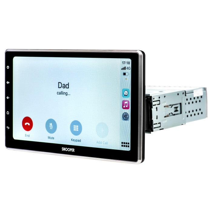 Snooper SMH-550DAB 10.1" Floating Screen Multimedia Stereo with Advanced Wired & Wireless Smartphone Control