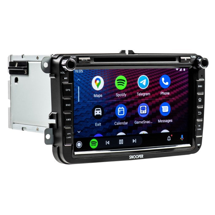 Snooper SMH-580VW 8" Screen Multimedia Player with Advanced Smartphone Control