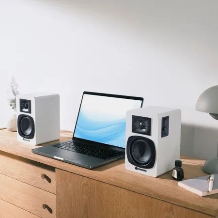 Audio Technica AT-SP3X Compact Stereo Speaker System WHITE