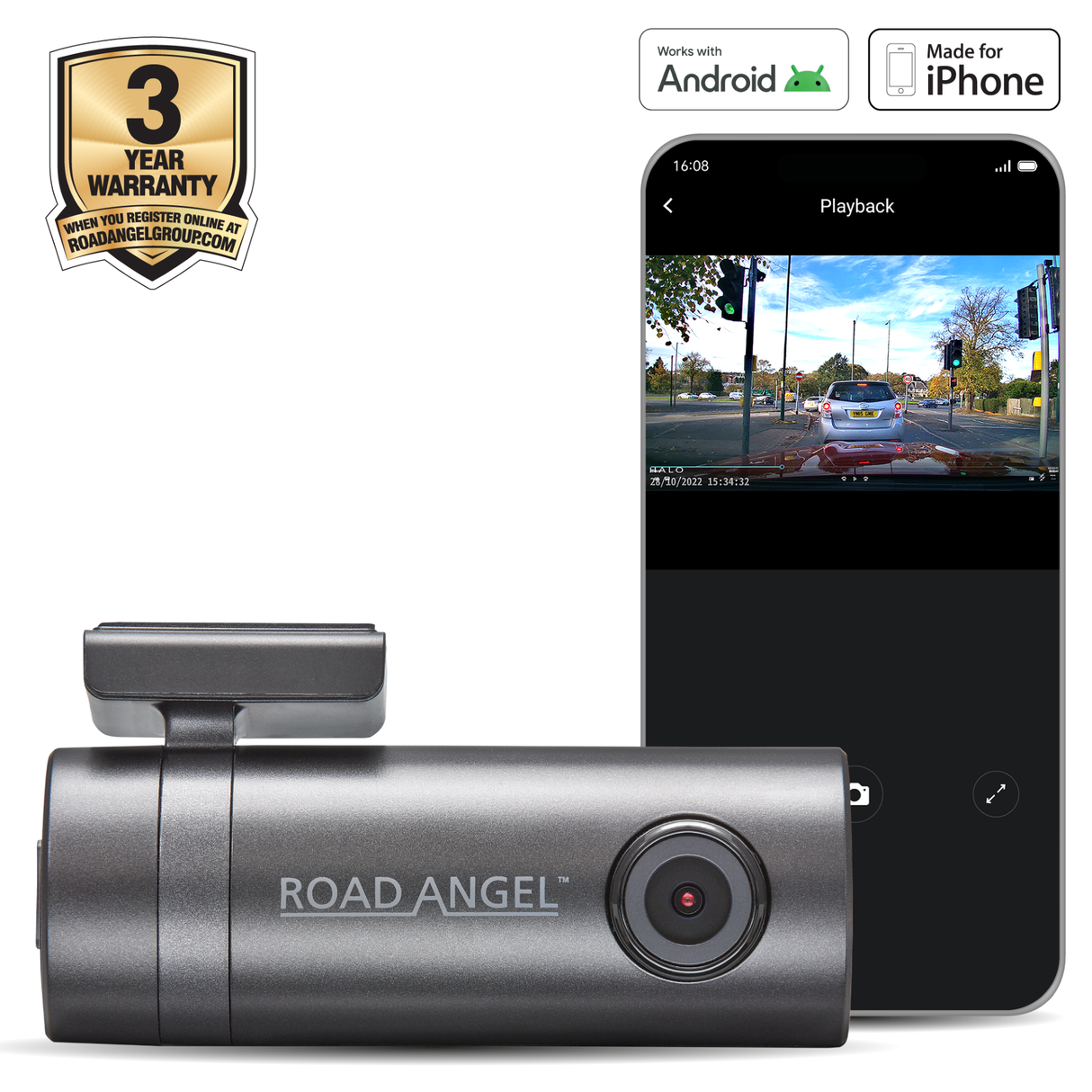 Road Angel Halo Go Dash Cam
