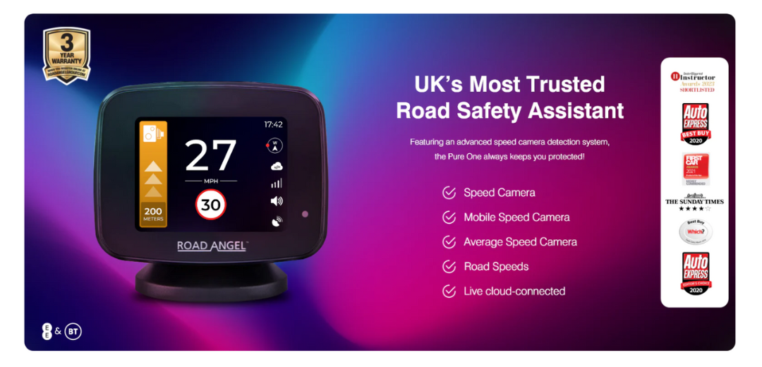 In-Car Tech Review: Road Angel Pure Speed Awareness Device/Camera Detector