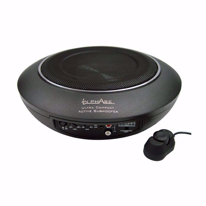 In Phase USW10 300W Active Underseat Car Subwoofer