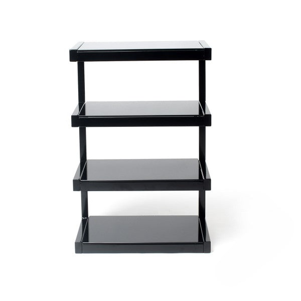 Norstone Esse 4 Shelf Hifi Stand  Frame/Black Glass