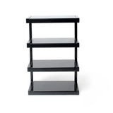 Norstone Esse 4 Shelf Hifi Stand  Frame/Black Glass