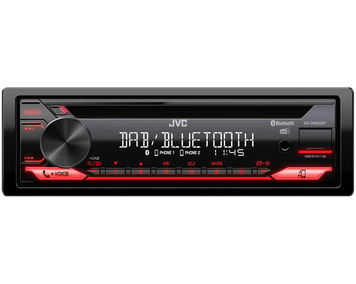 JVC KD-DB622BT MP3 CD Player with Bluetooth DAB Tuner AUX and USB