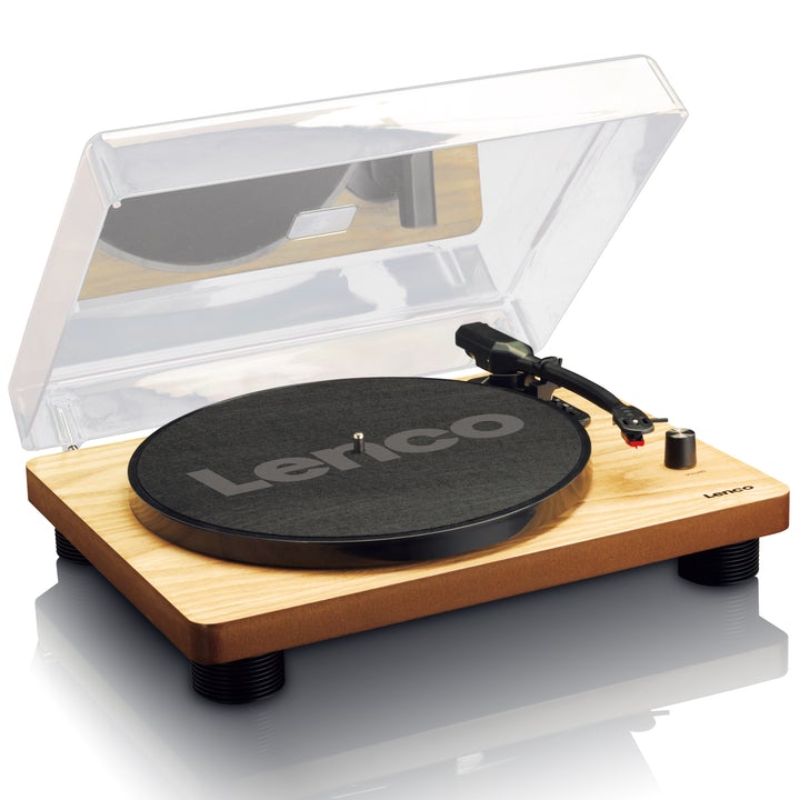 Lenco LS-50 Turntable with Speakers - Natural Wood