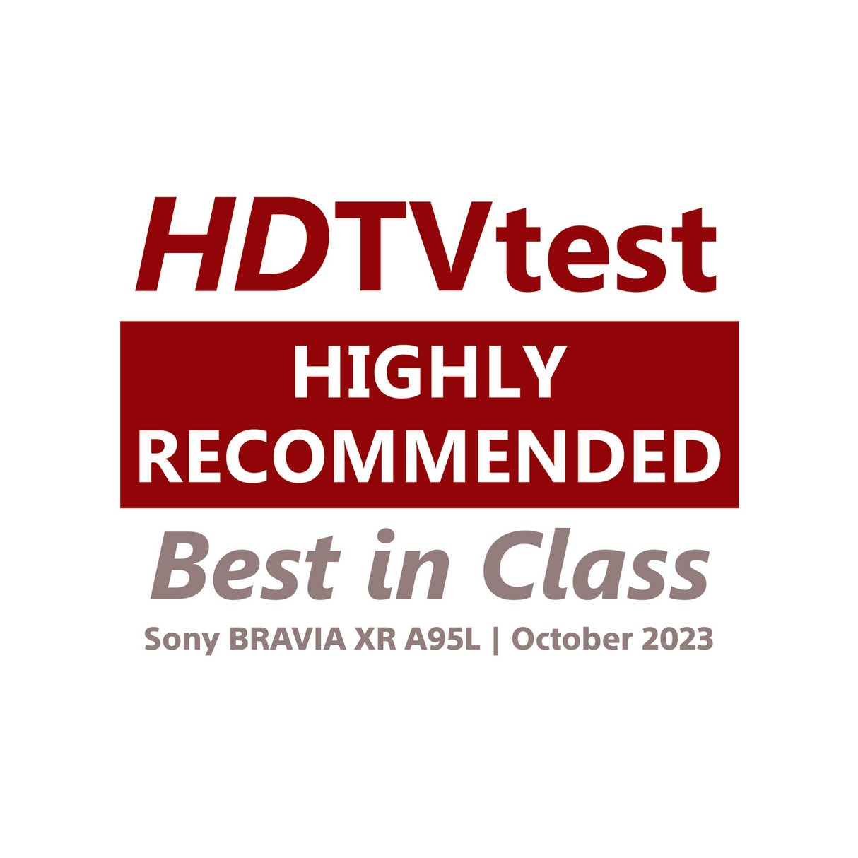 Sony BRAVIA XR77A95LPU 77 inch QD-OLED 4K Ultra HD HDR Smart Google TV