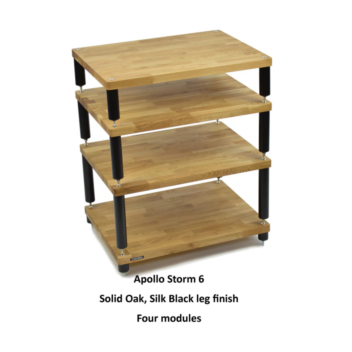 APOLLO STORM 6 OAK 135MM SHELF MOD OAK/BLACK LEGS